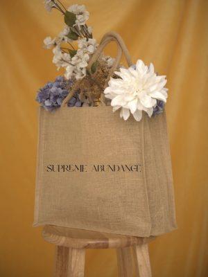 Supreme Abundance Burlap Bag